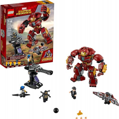  LEGO Marvel Super Heroes Avengers: Infinity War The Hulkbuster Smash-Up 76104 Building Kit features Proxima Midnight, Outrider, and Bruce Banner figures (375 Pieces) (Discontinued