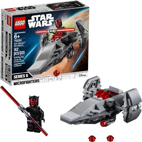  LEGO Star Wars Sith Infiltrator Microfighter 75224 Building Kit (92 Pieces) (Discontinued by Manufacturer)