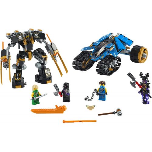  LEGO NINJAGO Legacy Thunder Raider 71699 Ninja Mech Adventure Toy Building Kit, New 2020 (576 Pieces)