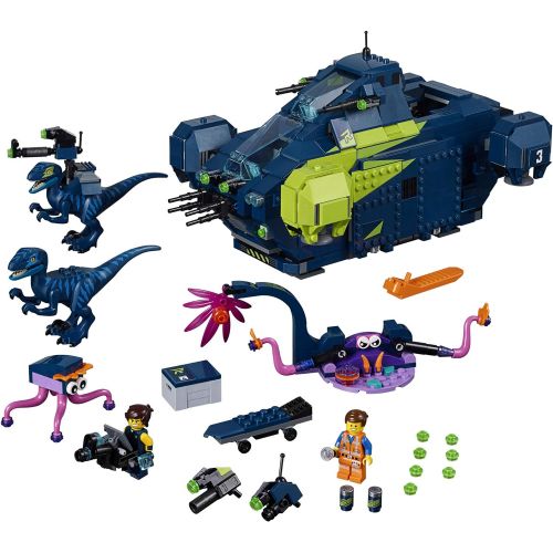  LEGO THE LEGO MOVIE 2 Rex’s Rexplorer! 70835 Building Kit, Spaceship Toy with Dinosaur Figures (1172 Pieces) (Discontinued by Manufacturer)