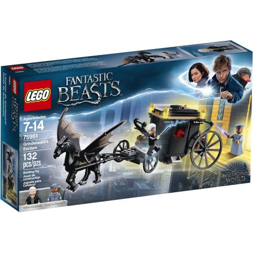  LEGO Fantastic Beasts: The Crimes of Grindelwald - Grindelwald’s Escape 75951 Building Kit (132 Pieces) (Discontinued by Manufacturer)