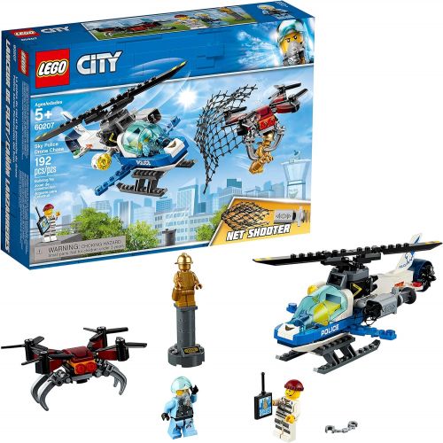  LEGO City Sky Police Drone Chase 60207 Building Kit (192 Pieces)