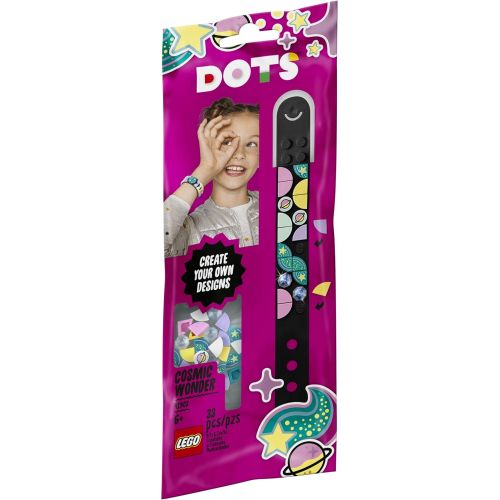  LEGO DOTS Cosmic Wonder Bracelet 41903 DIY Craft Bracelet Making Kit, A fun craft kit for kids who like making creative jewelry, that also makes a great holiday or birthday gift, N