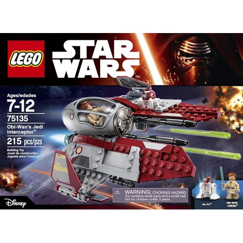 스타워즈 LEGO Star Wars Obi-Wana€s Jedi Interceptor 75135
