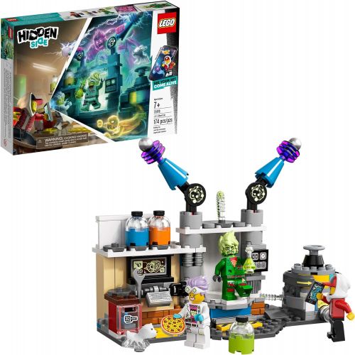  LEGO Hidden Side J.B.’s Ghost Lab 70418 Building Kit, Ghost Playset for 7+ Year Old Boys and Girls, Interactive Augmented Reality Playset (174 Pieces)