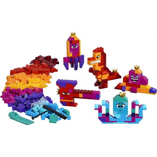  LEGO The LEGO Movie 2 Queen Watevra’s Build Whatever Box! 70825 Pretend Play Toy and Creative Building Kit for Girls and Boys (455 Pieces) (Discontinued by Manufacturer)