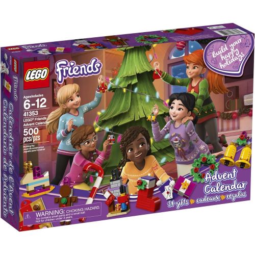  LEGO Friends Advent Calendar 41353, New 2018 Edition, Small Building Toys, Christmas Countdown Calendar for Kids (500 Pieces)