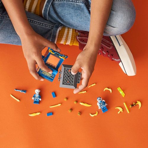  LEGO NINJAGO Jay Avatar - Arcade Pod 71715 Mini Arcade Machine Building Kit, New 2020 (47 Pieces)
