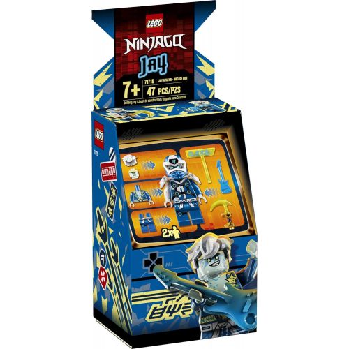  LEGO NINJAGO Jay Avatar - Arcade Pod 71715 Mini Arcade Machine Building Kit, New 2020 (47 Pieces)