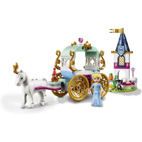  LEGO Disney Cinderella’s Carriage Ride 41159 4+ Building Kit (91 Pieces) (Discontinued by Manufacturer)