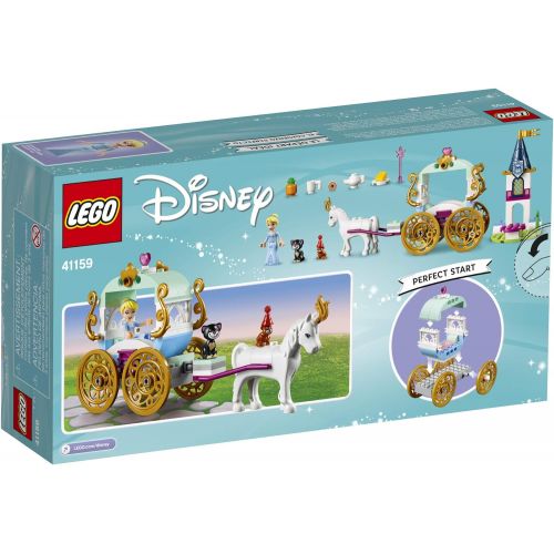  LEGO Disney Cinderella’s Carriage Ride 41159 4+ Building Kit (91 Pieces) (Discontinued by Manufacturer)