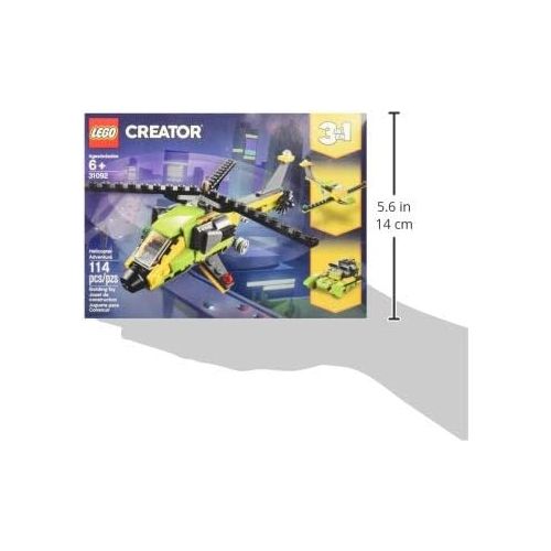  LEGO Creator 3in1 Helicopter Adventure 31092 Building Kit (114Pieces)