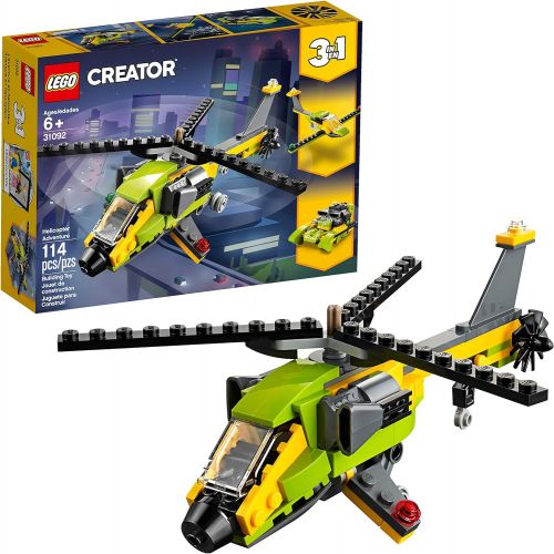  LEGO Creator 3in1 Helicopter Adventure 31092 Building Kit (114Pieces)