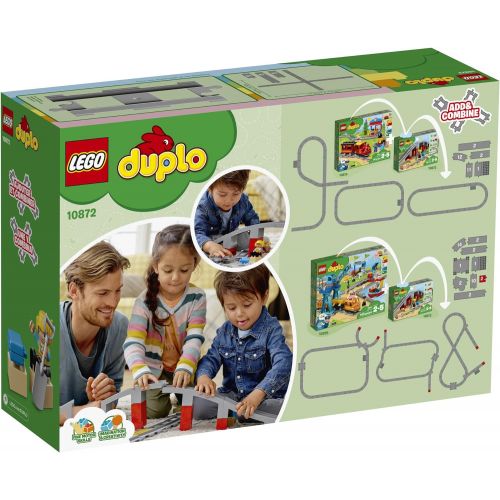  LEGO DUPLO Train Bridge and Tracks 10872 Building Blocks (26 Pieces)