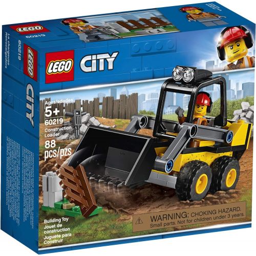  LEGO City Great Vehicles Construction Loader 60219 Building Kit (88 Pieces)