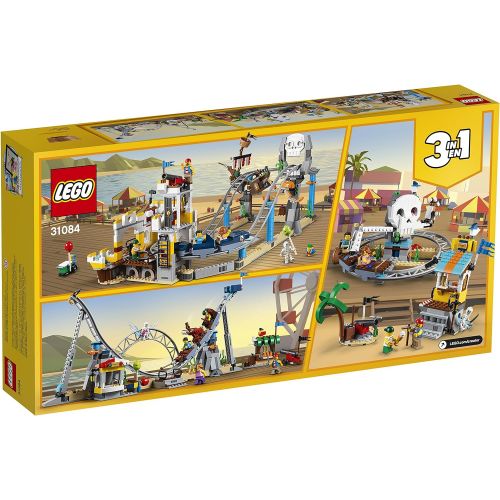  LEGO Creator 3in1 Pirate Roller Coaster 31084 Building Kit (923 Pieces) (Discontinued by Manufacturer)