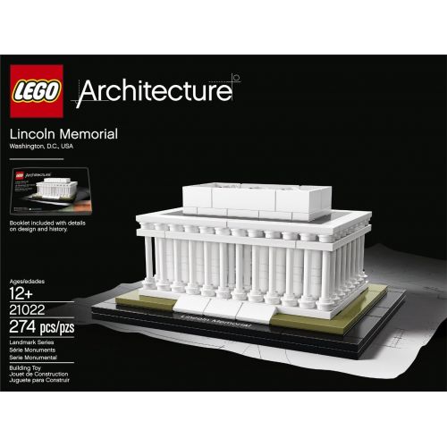  LEGO Architecture 21022 Lincoln Memorial Model Kit