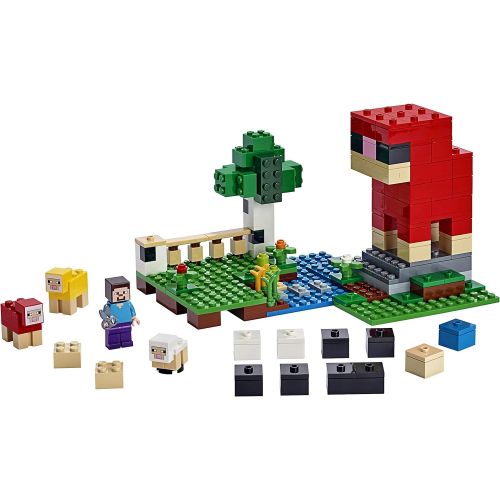  LEGO Minecraft The Wool Farm 21153 Building Kit (260 Pieces)