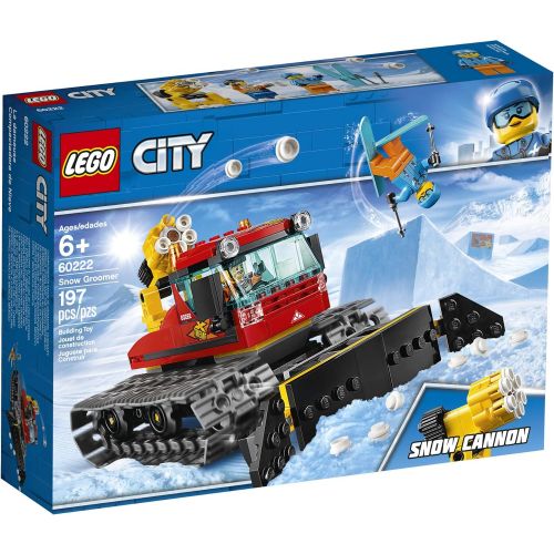  LEGO City Great Vehicles Snow Groomer 60222 Building Kit (197 Pieces)