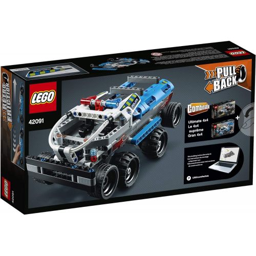  LEGO Technic Police Pursuit 42091 Building Kit (120 Pieces)