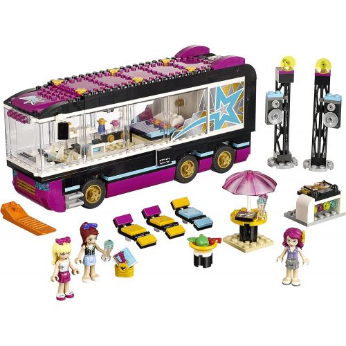  LEGO Friends 41106 Pop Star Tour Bus Building Kit