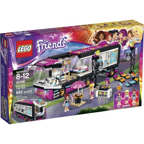  LEGO Friends 41106 Pop Star Tour Bus Building Kit