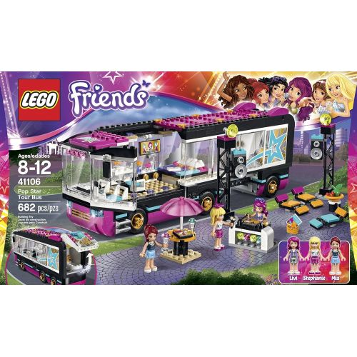  LEGO Friends 41106 Pop Star Tour Bus Building Kit