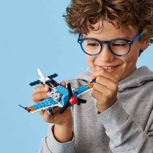  LEGO Creator 3in1 Propeller Plane 31099 Flying Toy Building Kit, New 2020 (128 Pieces)