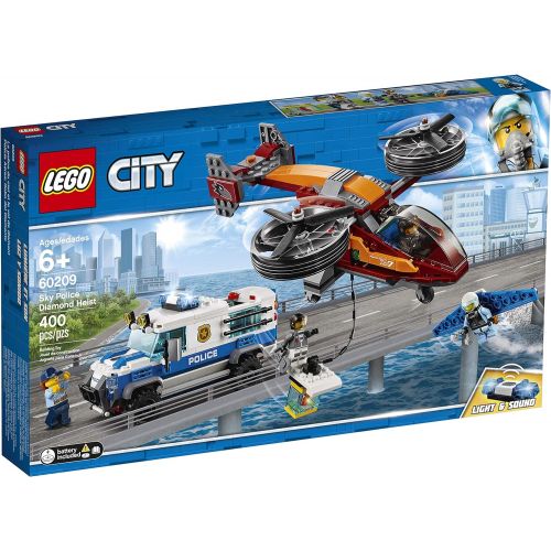  LEGO City Sky Police Diamond Heist 60209 Building Kit (400 Pieces) (Discontinued by Manufacturer)