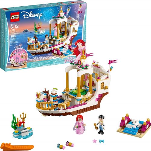  LEGO Disney Princess Ariel’s Royal Celebration Boat 41153 Childrens Toy Construction Set (380 Pieces) (Discontinued by Manufacturer)