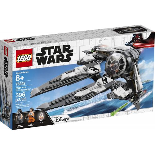  LEGO Star Wars Resistance Black Ace TIE Interceptor 75242 Building Kit (396 Pieces)