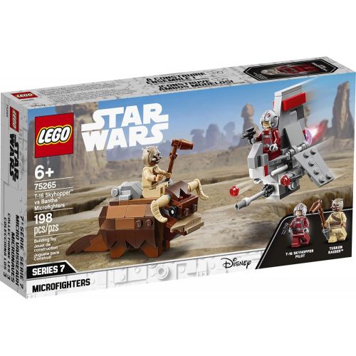  LEGO Star Wars: A New Hope T-16 Skyhopper vs Bantha Microfighters 75265 Collectible Toy Building Kit for Kids, New 2020 (198 Pieces)