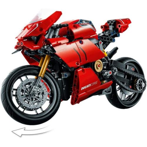  LEGO Technic: Ducati Panigale V4 R 42107 (646 Pieces) 2020 with Valinor Frustration-Free Packaging