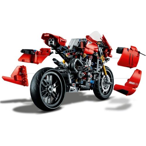  LEGO Technic: Ducati Panigale V4 R 42107 (646 Pieces) 2020 with Valinor Frustration-Free Packaging
