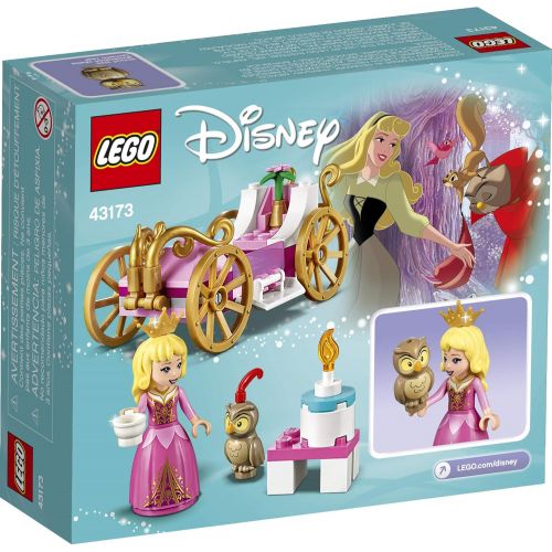  LEGO Disney Aurora’s Royal Carriage 43173 Creative Princess Building Kit, New 2020 (62 Pieces)