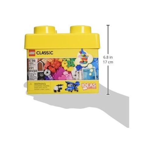  LEGO Classic Creative Bricks 10692 Building Blocks, Learning Toy (221 Pieces)