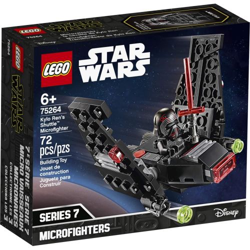  LEGO Star Wars Kylo Ren’s Shuttle Microfighter 75264 Star Wars Upsilon Class Shuttle Building Kit, New 2020 (72 Pieces)