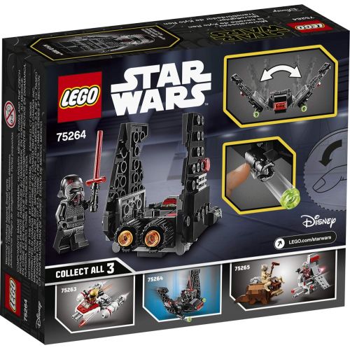  LEGO Star Wars Kylo Ren’s Shuttle Microfighter 75264 Star Wars Upsilon Class Shuttle Building Kit, New 2020 (72 Pieces)