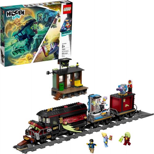  LEGO Hidden Side Ghost Train Express 70424 Building Kit, Train Toy for 8+ Year Old Boys and Girls, Interactive Augmented Reality Playset (698 Pieces)