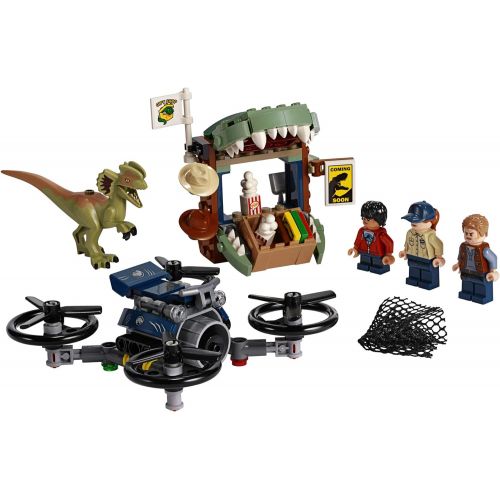  LEGO Jurassic World Dilophosaurus on The Loose 75934 Building Kit (168 Pieces)
