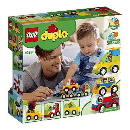  LEGO DUPLO My First Car Creations 10886 Building Blocks (34 Pieces)