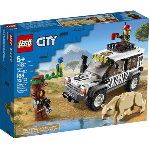 LEGO City Safari Off-Roader 60267 Off-Road Toy, Cool Toy for Kids, New 2020 (168 Pieces)