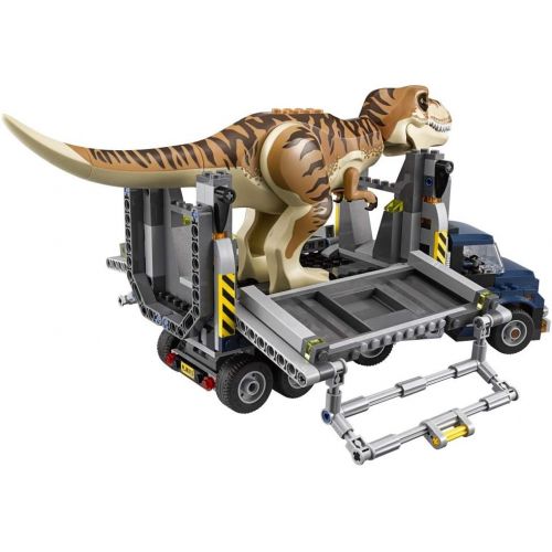  LEGO Jurassic World T. rex Transport 75933 Dinosaur Play Set with Toy Truck (609 Pieces) (Discontinued by Manufacturer)