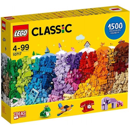  LEGO Classic Bricks Set - 10717 | 1500 Pieces | for Ages 4-99 | Plastic | 3 Levels of Building Complexity | Handy Brick Separator