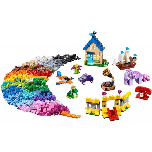  LEGO Classic Bricks Set - 10717 | 1500 Pieces | for Ages 4-99 | Plastic | 3 Levels of Building Complexity | Handy Brick Separator