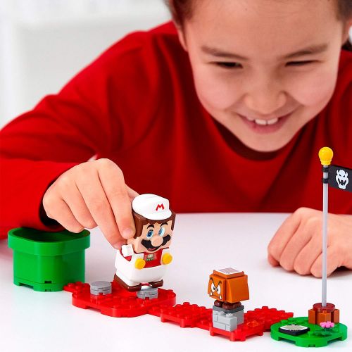  LEGO Super Mario Fire Mario Power-Up Pack 71370; Building Kit for Creative Kids to Power Up The Mario Figure in The Adventures with Mario Starter Course (71360) Playset, New 2020 (