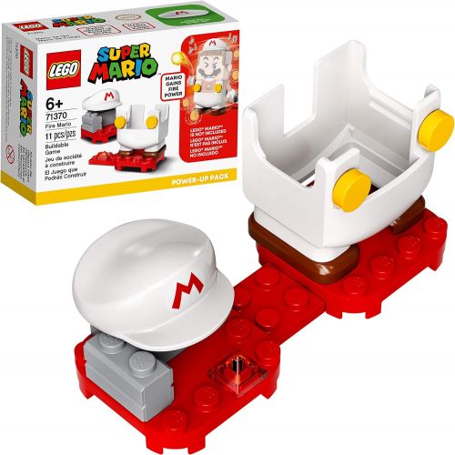  LEGO Super Mario Fire Mario Power-Up Pack 71370; Building Kit for Creative Kids to Power Up The Mario Figure in The Adventures with Mario Starter Course (71360) Playset, New 2020 (