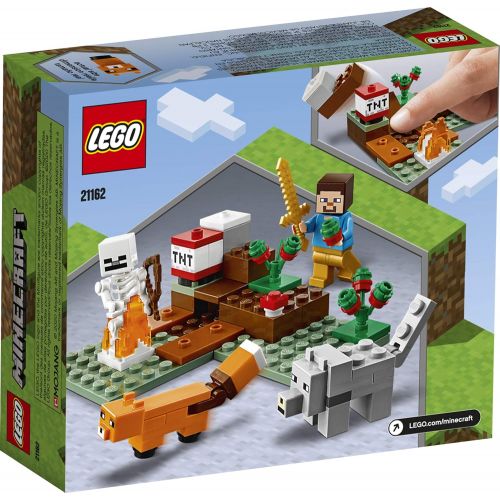  LEGO Minecraft The Taiga Adventure 21162 Brick Building Toy for Kids Who Love Minecraft and Imaginative Play, New 2020 (74 Pieces)