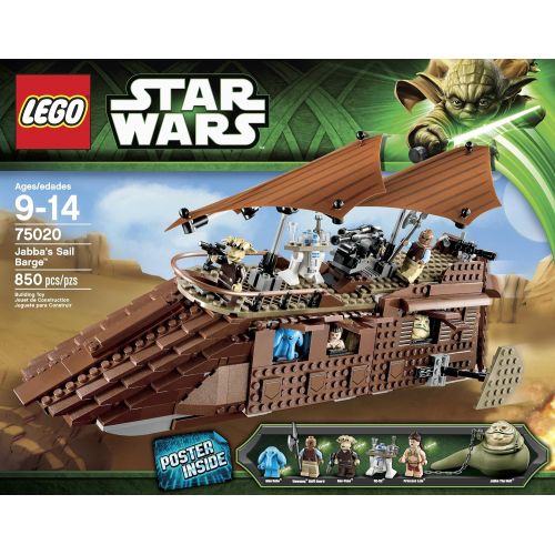  LEGO Star Wars Jabbas Sail Barge 75020 (Discontinued by manufacturer)