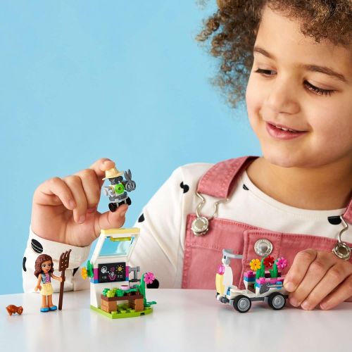  LEGO Friends Olivia’s Flower Garden 41425 Building Toy for Kids; This Play Garden Comes with 2 Buildable Figures, Friends Olivia and Zobo, for Hours of Creative Play, New 2020 (92